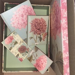 SALE!! Box set botanical stationary giftgiving condition, Address book,  seed